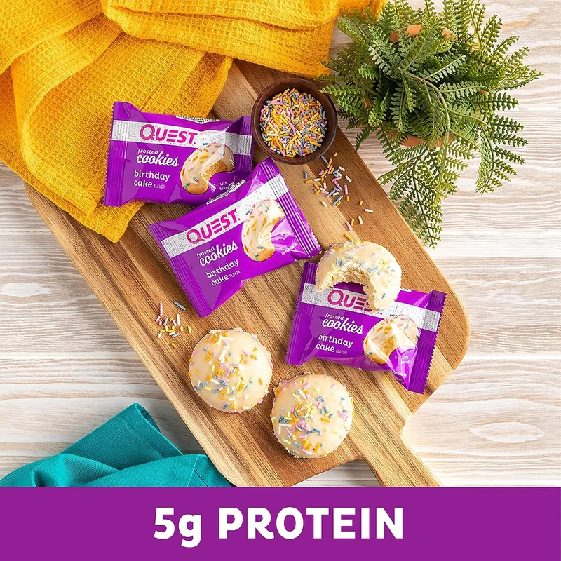 Quest Frosted Protein Cookies, Soft Baked, Low Sugar