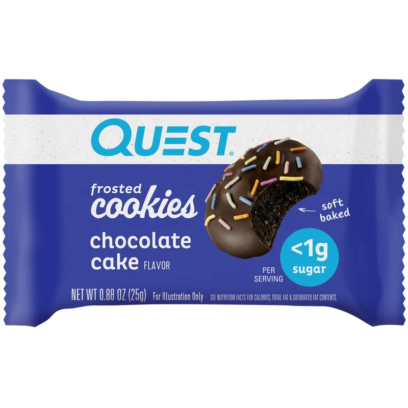 Quest Frosted Protein Cookies, Soft Baked, Low Sugar
