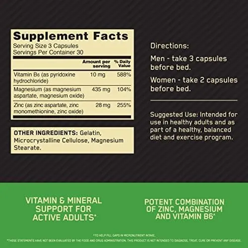 Optimum Nutrition Zinc Magnesium
