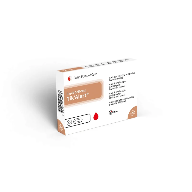 Swiss Point of Care Zelftest tik alert