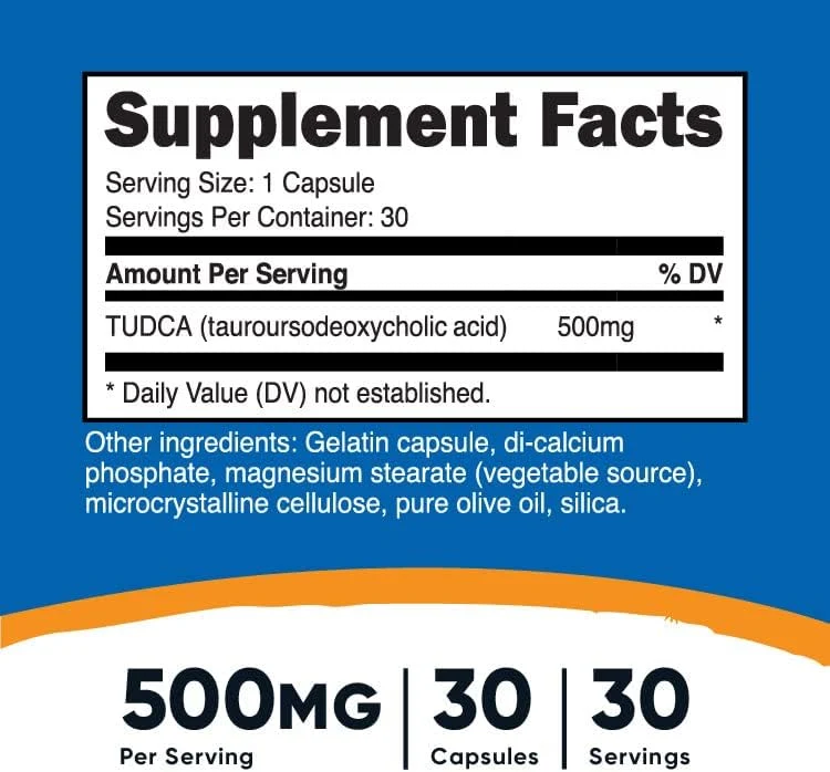 Nutricost Tudca 500mg