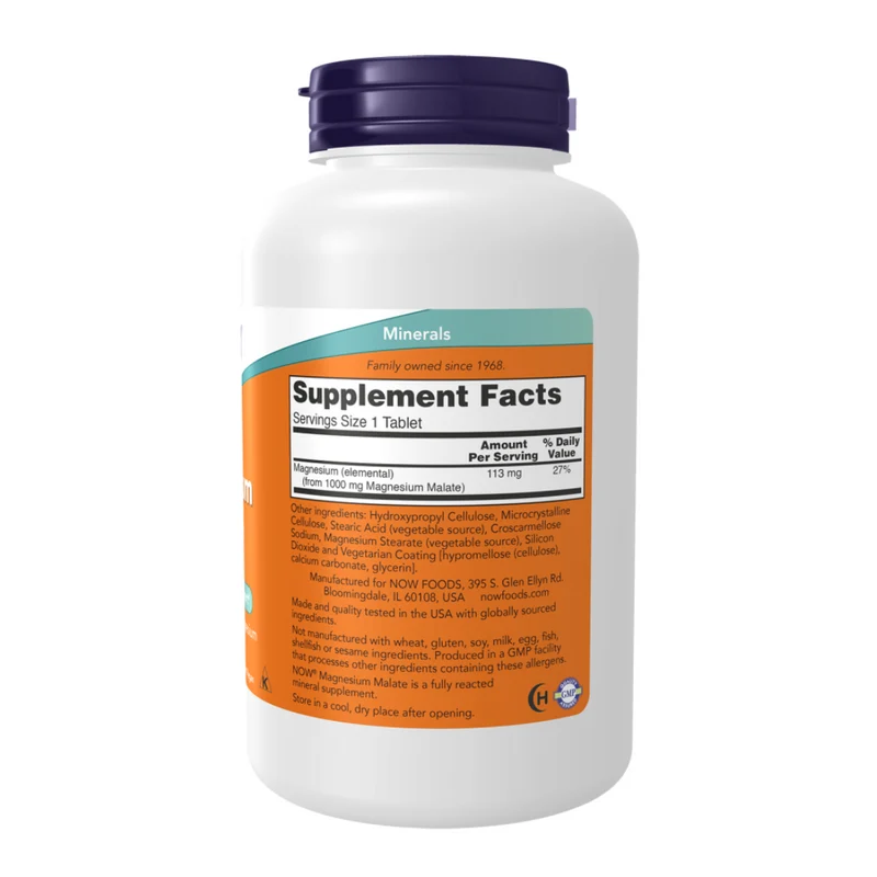 NOW Magnesium Malate 1000 mg