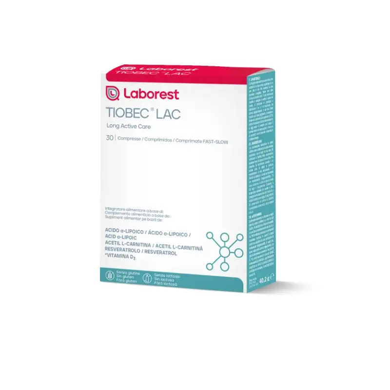 Laborest Tiobec LAC, 30 comprimidos