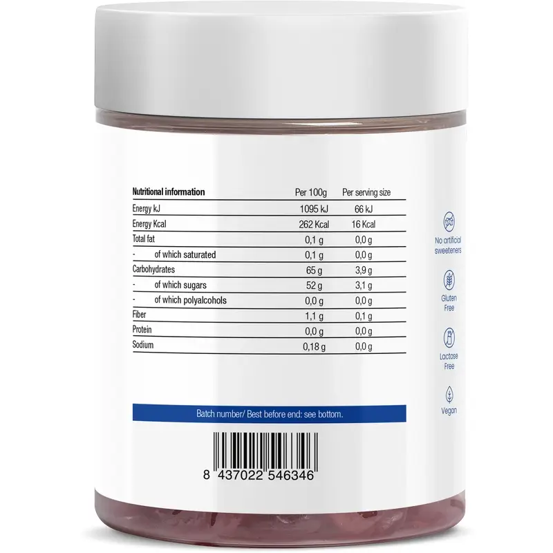Jelly Pills Caffeine + Taurine Limon, 60 unidad