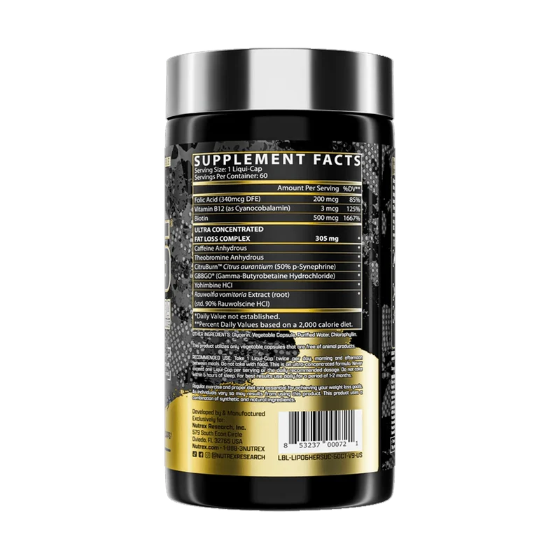 Lipo6 Black Hers Ultra Concentrate