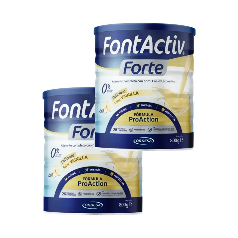 Fontactiv Forte ProAction Vainilla, 2 x 800 g