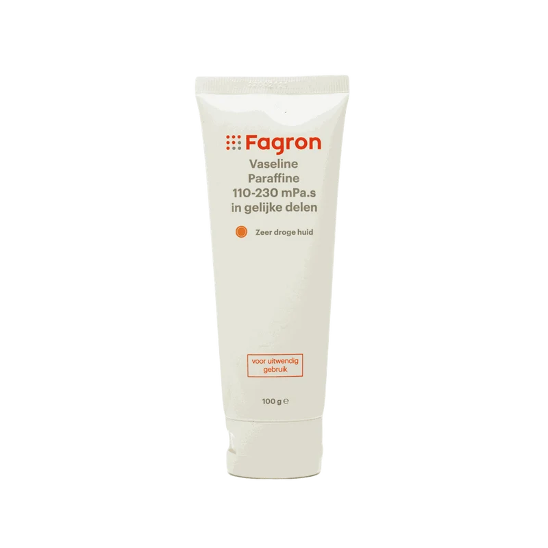 Fagron Vaseline Paraffine 110-230 mPa.s In Gelijke Delen 100 gram