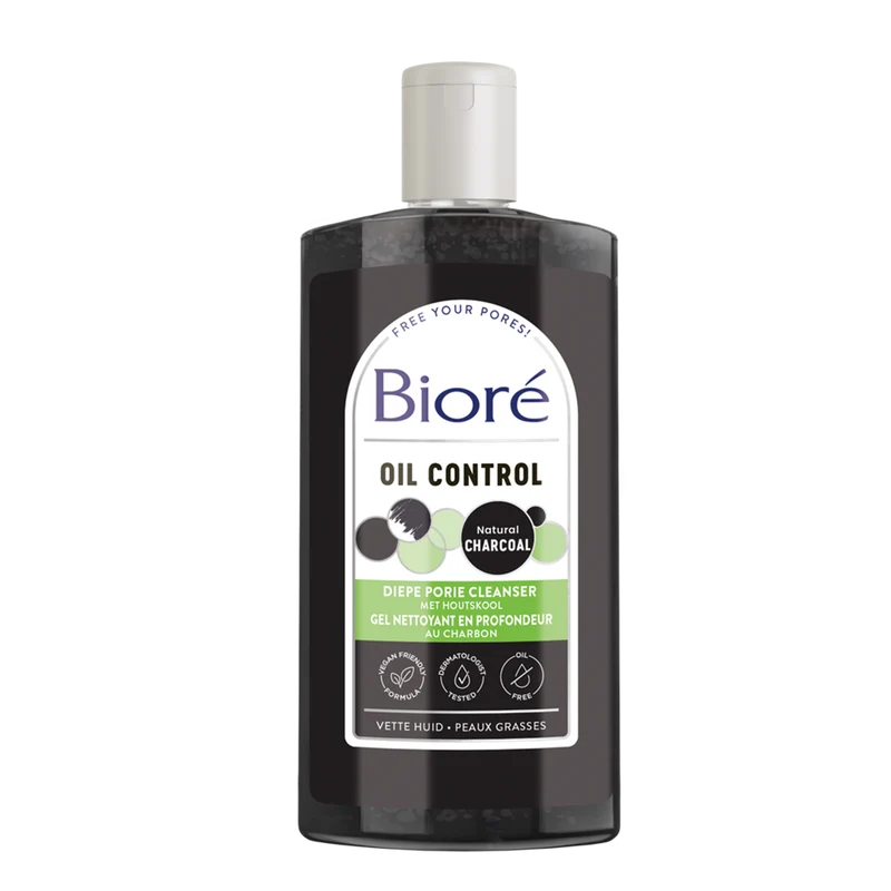 Bioré Cleanser Houtskool 200 ml