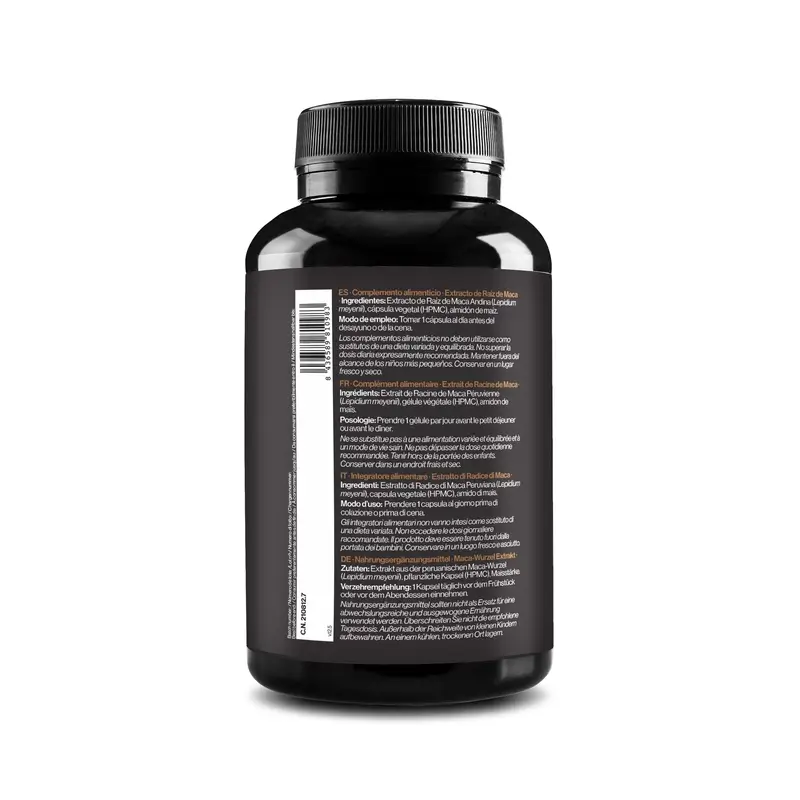 Zenement Extracto De Raíz De Maca, 120 cápsulas veganas