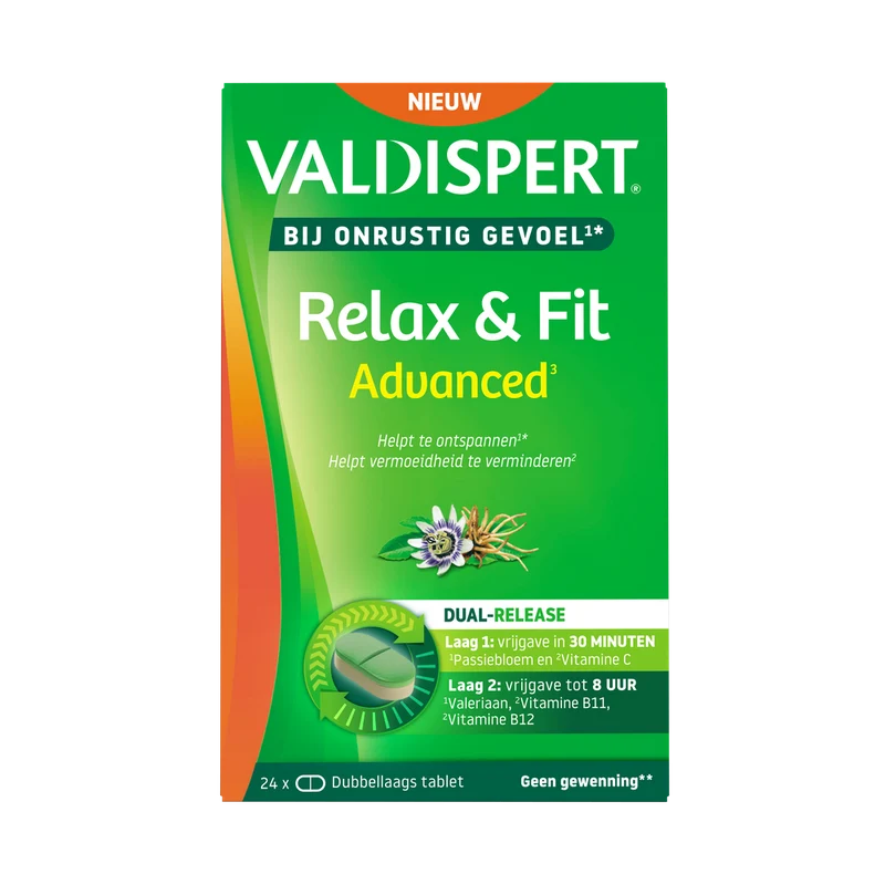 Valdispert Relax & fit advanced 24 tabletten