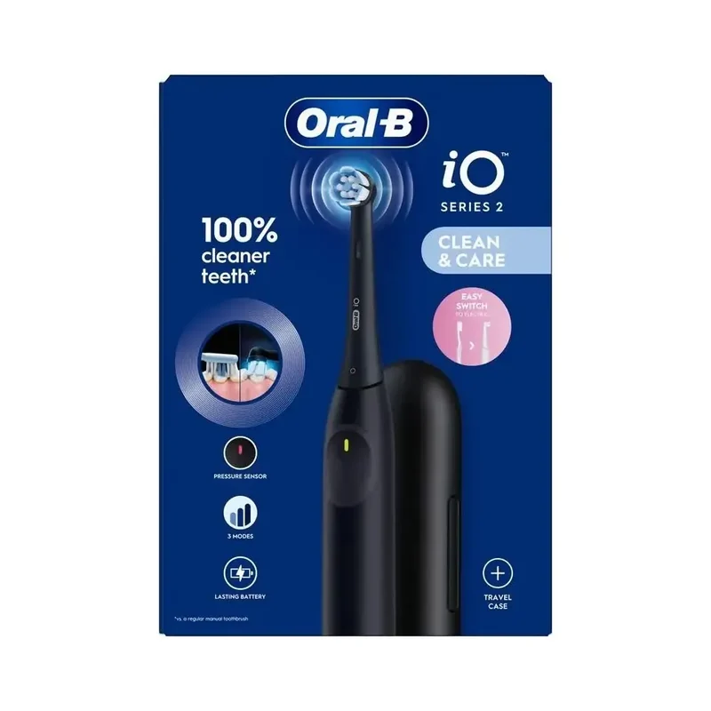 Oral B elektrische tandenborstel night black + reisetui