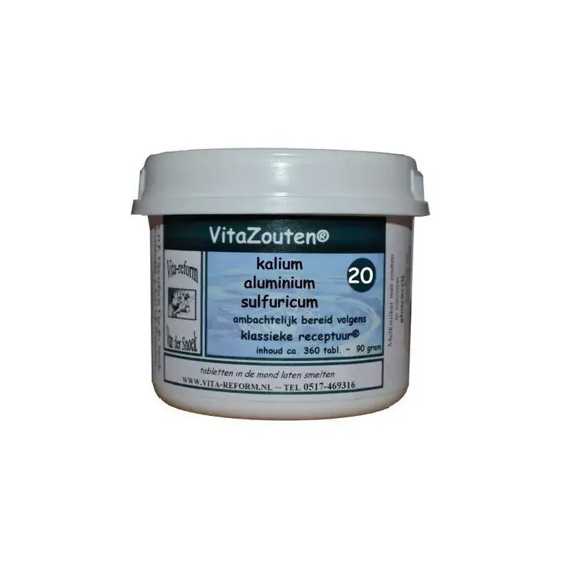 Vitazouten Kalium aluminium sulfuricum VitaZout Nr. 20