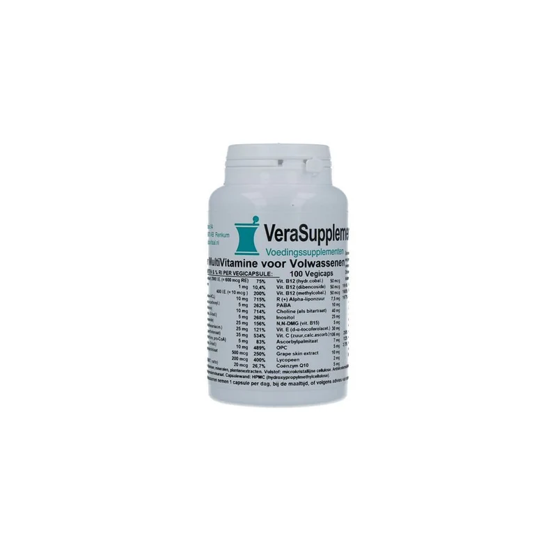 VeraSupplements Super Multi Volwassenen Capsules 100 vcaps