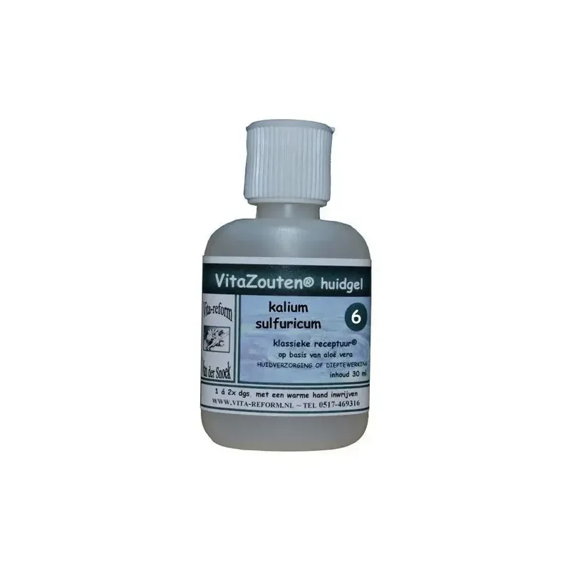 Vitazouten Kalium sulfuricum huidgel Nr. 06