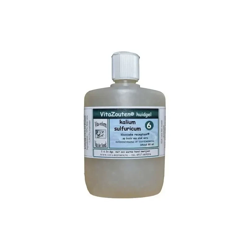 Vitazouten Kalium sulfuricum huidgel Nr. 06