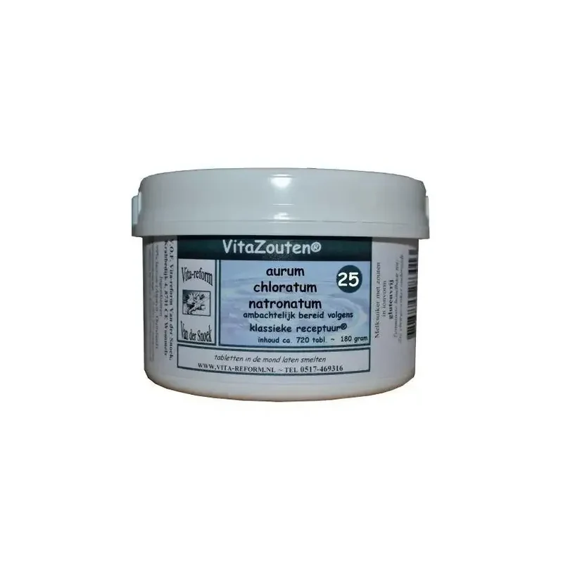 Vitazouten Aurum chlor. natronatum VitaZout Nr. 25