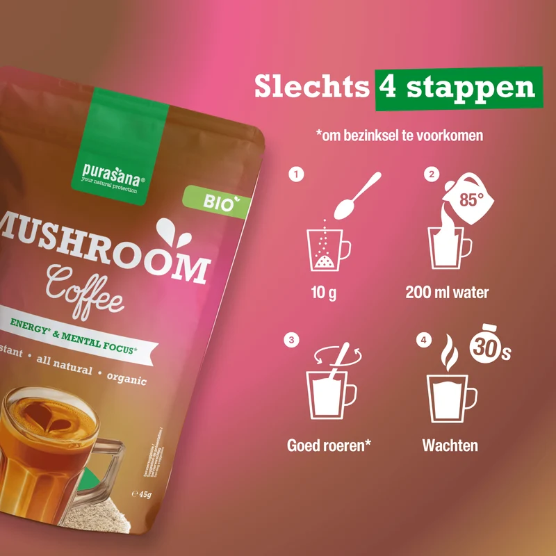 Purasana Biologische Mushroom Coffee