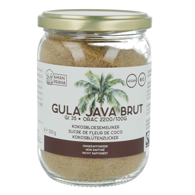 Amanprana Gula java brut bio 310 gram