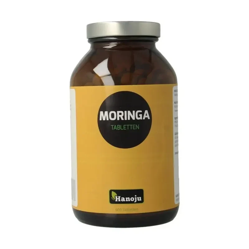 Hanoju Moringa oleifera heelblad 500 mg