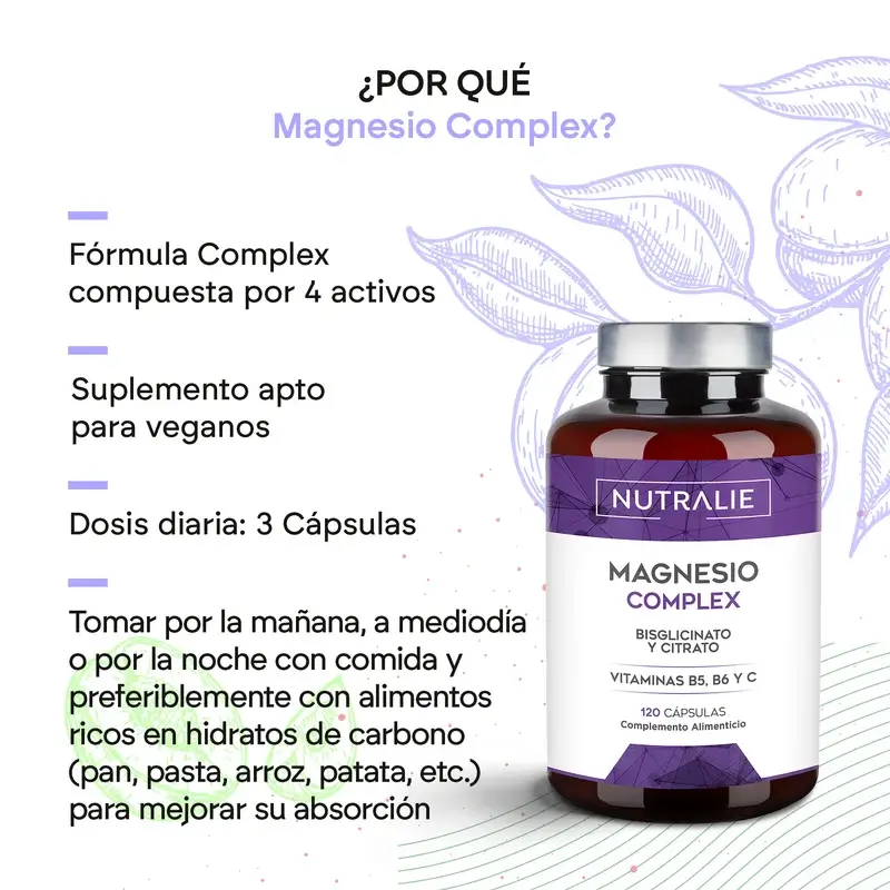 Nutralie Magnesio Complex Pack 2 x 120 cápsulas