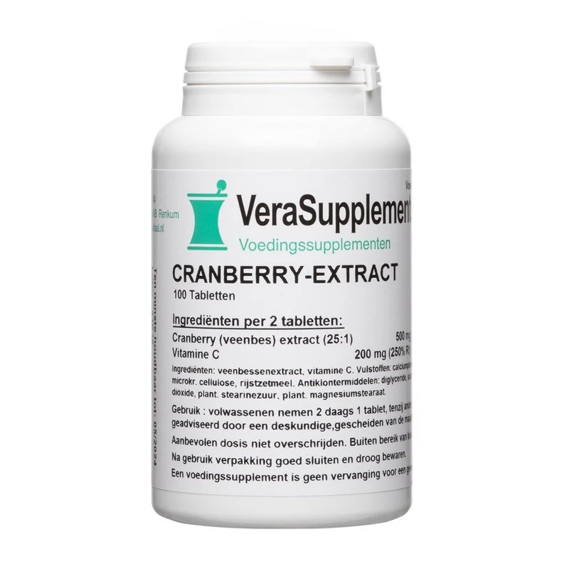 VeraSupplements Cranberry Extract Tabletten 100 tabletten