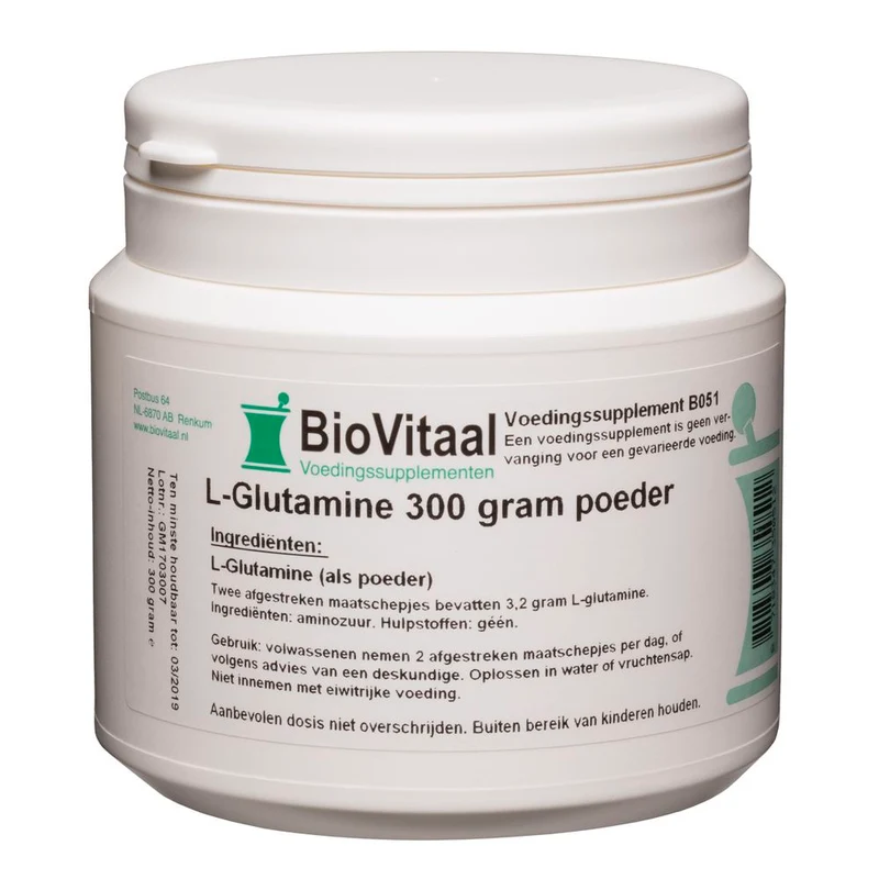 VeraSupplements L Glutamine Poeder 300 gram