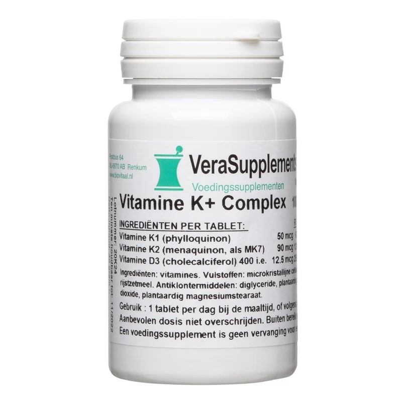 VeraSupplements Vitamine K Complex Tabletten 100 tabletten