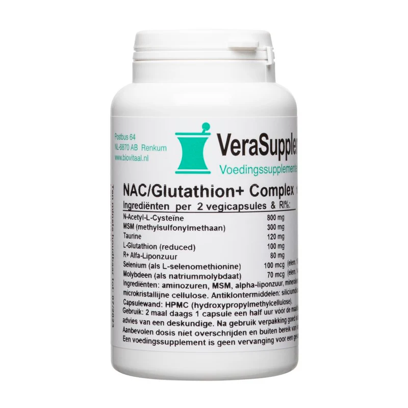 VeraSupplements NAC/Glutathion Complex Capsules 100 vcaps