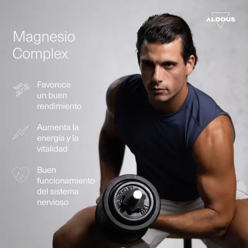 Aldous Bio Magnesio Complex Triple 3000Mg, 200 cápsulas
