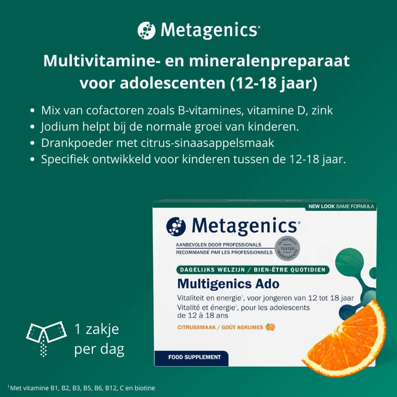 Metagenics Multigenics ado 30 sachets