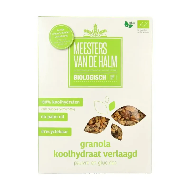De Halm Granola Koolhydraat verlaagd