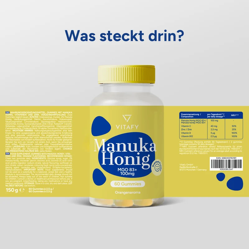 Manuka Honing (60 gummies)