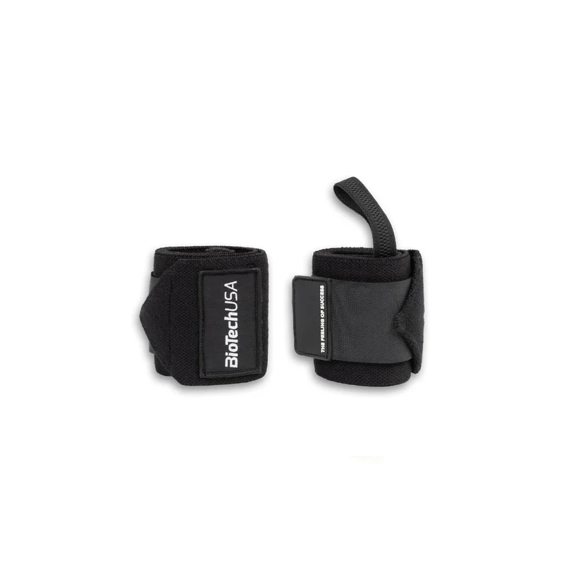 BioTechUSA Unisex Wrist Wraps black
