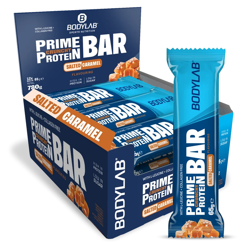 Prime Crunchy Protein Bar - 2 g leucine (12x65g)
