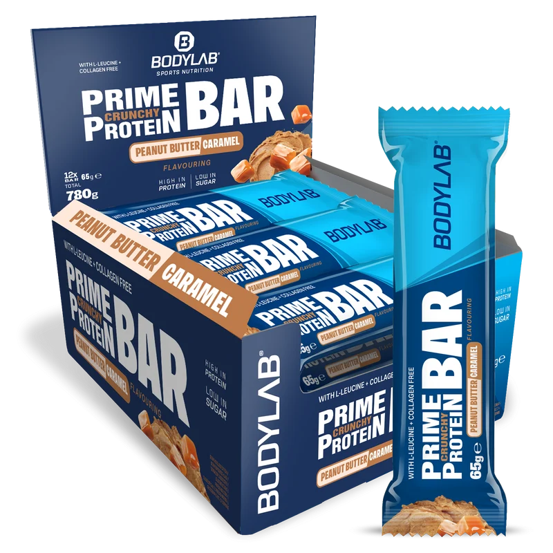 Prime Crunchy Protein Bar - 2 g leucine (12x65g)
