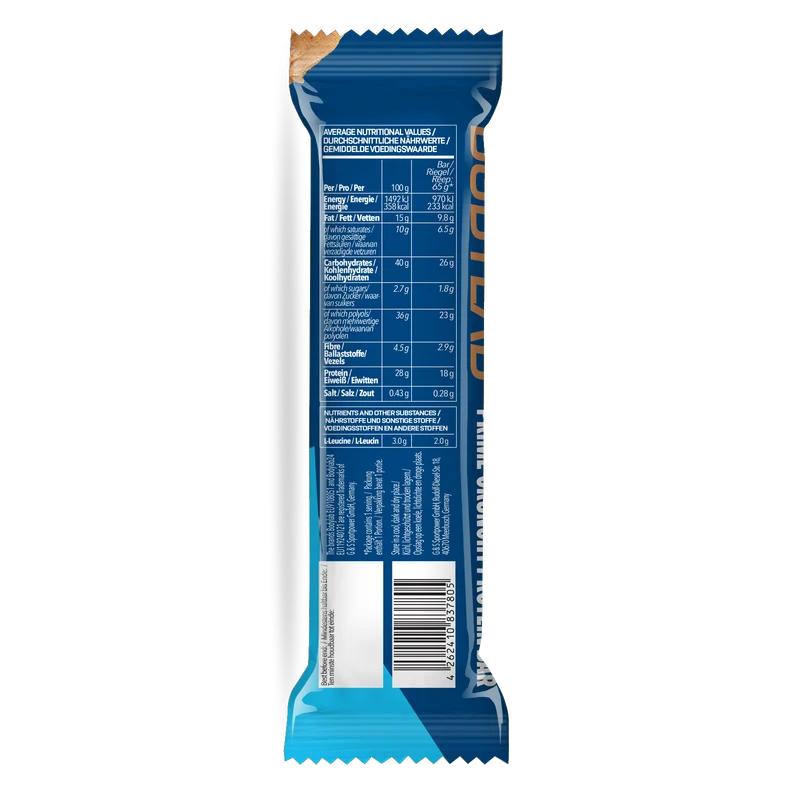 Prime Crunchy Protein Bar - 2 g leucine (12x65g)