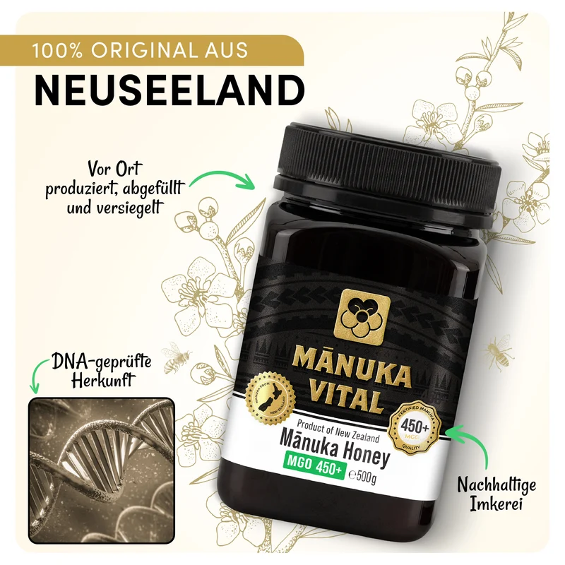 Manuka Vital Honig MGO 450+ (500g)