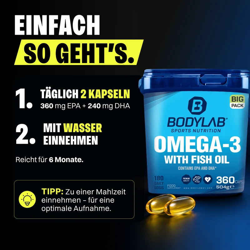 BIG PACK Omega-3 (360 capsules)