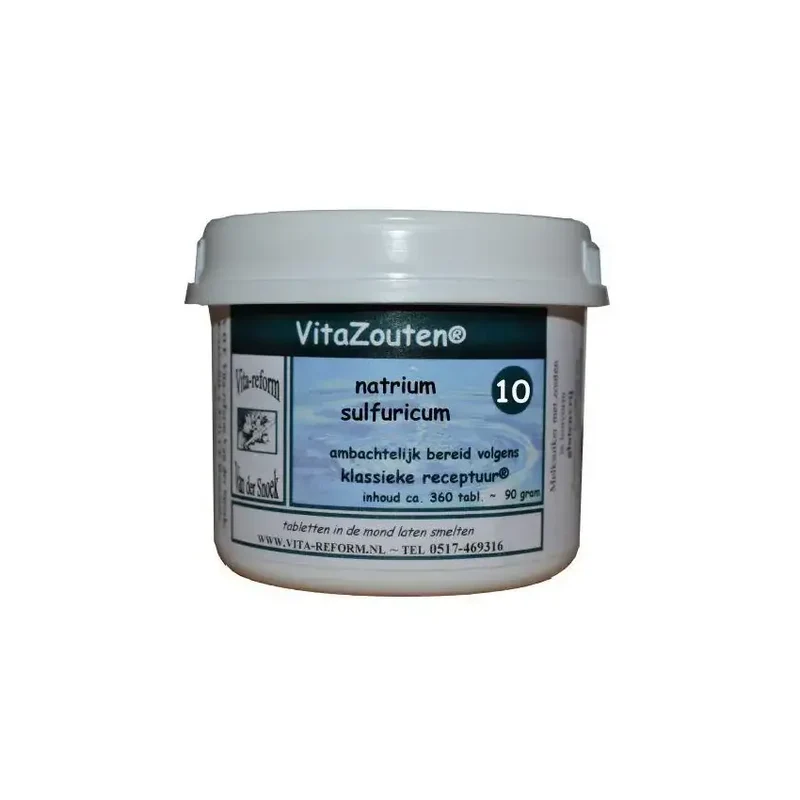Vitazouten Natrium sulfuricum VitaZout Nr. 10