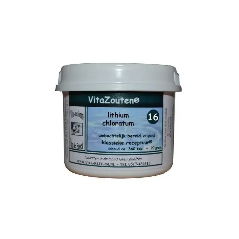 Vitazouten Lithium chloratum VitaZout Nr. 16