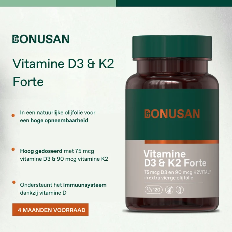 Bonusan Vitamine D3 & K2 Forte