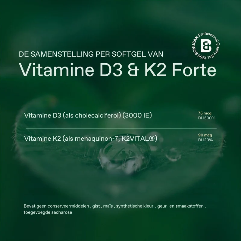 Bonusan Vitamine D3 & K2 Forte