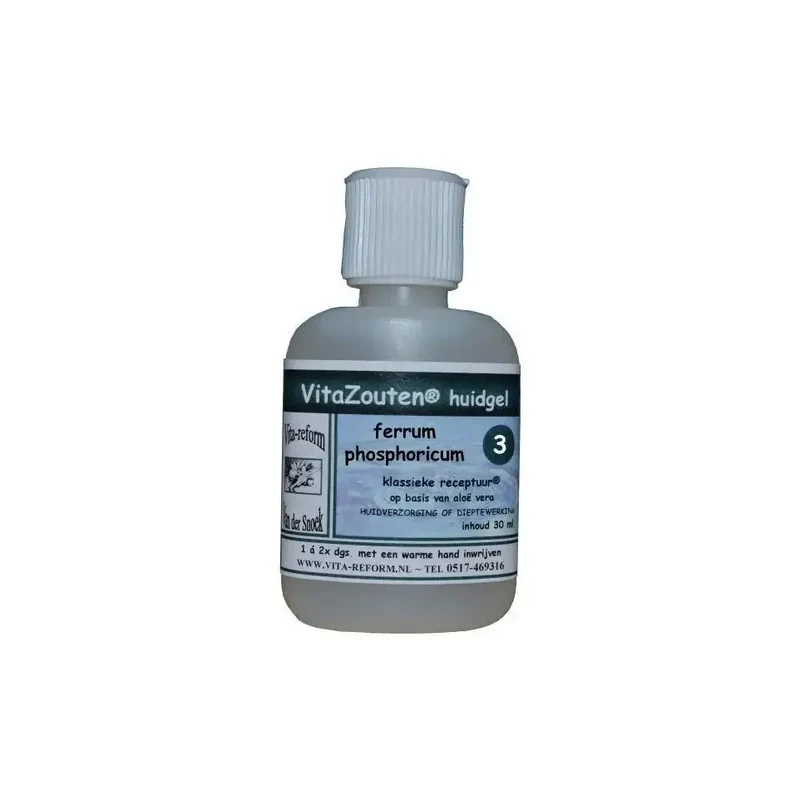 Vitazouten Ferrum phosphoricum huidgel Nr. 03