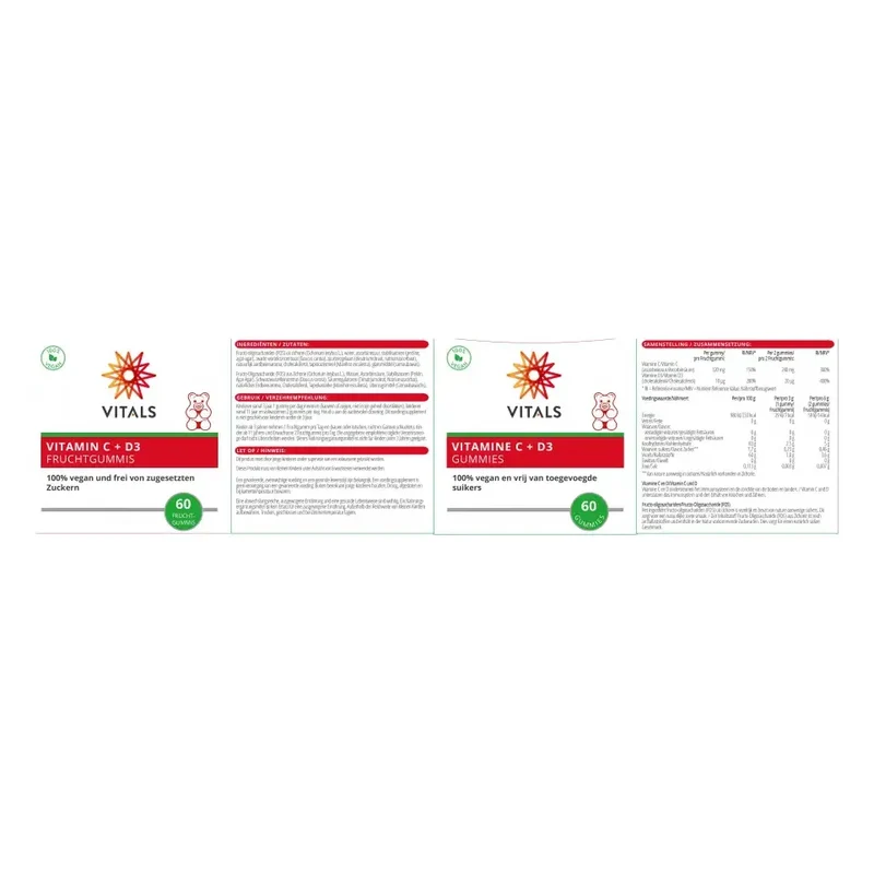 Vitals Vitamine C + D3