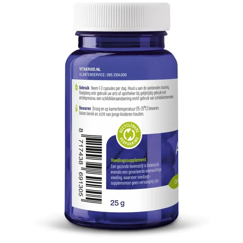 Vitakruid Ashwagandha KSM-66 & bioperine
