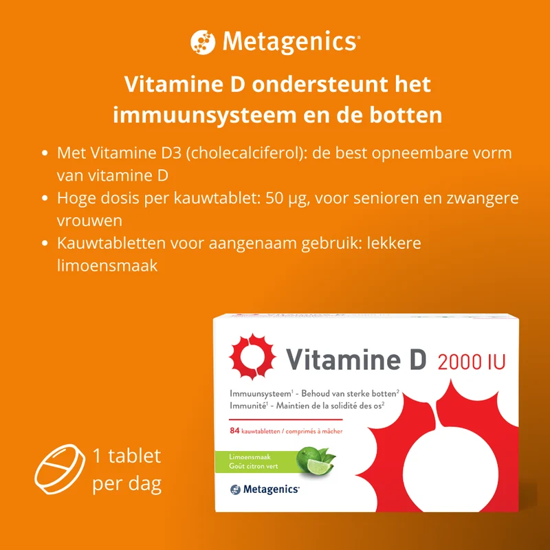 Metagenics Vitamine D 50 mcg