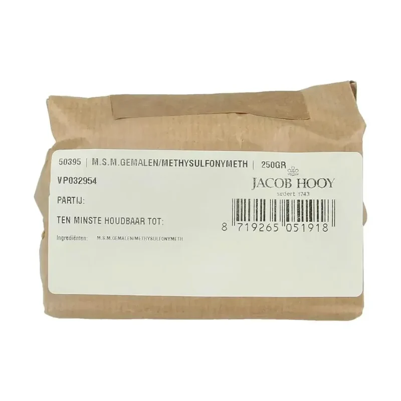 Jacob Hooy MSM gemalen methylsulfonylmethaan