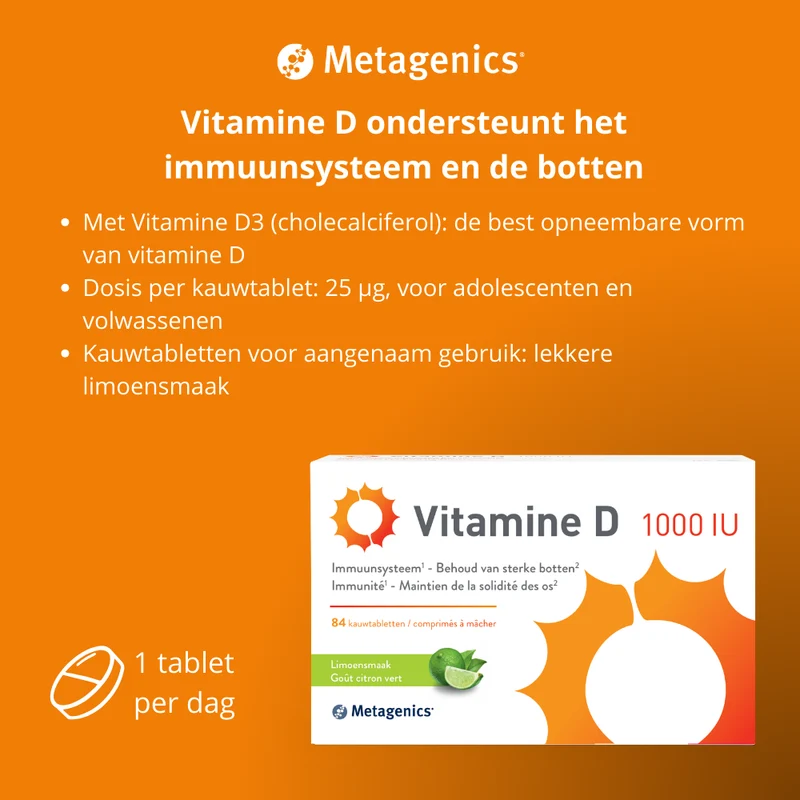 Metagenics Vitamine D 25 mcg