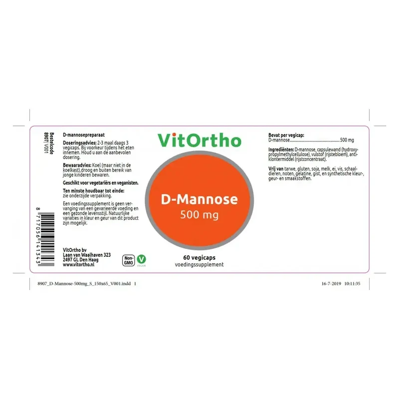 VitOrtho D Mannose 500 mg
