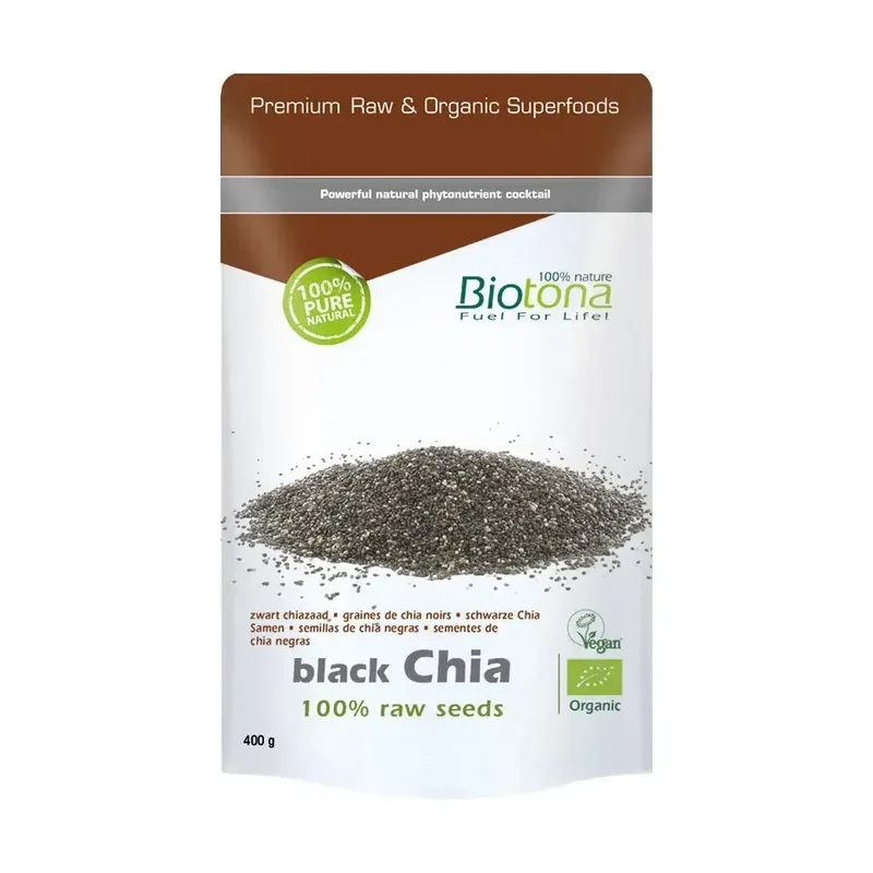 Biotona Black chia raw seeds